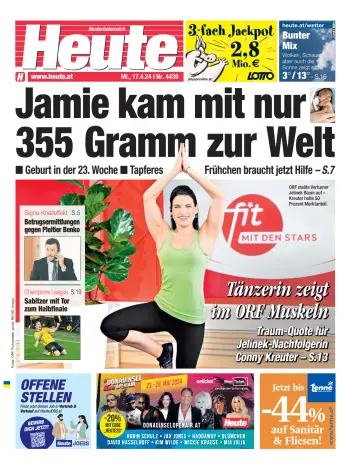 Heute - Niederösterreich Ausgabe - 17 4月 2024