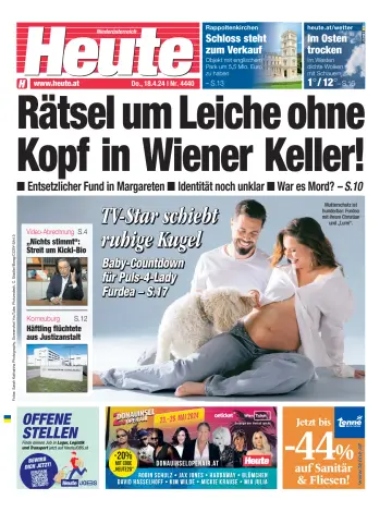 Heute - Niederösterreich Ausgabe - 18 4월 2024