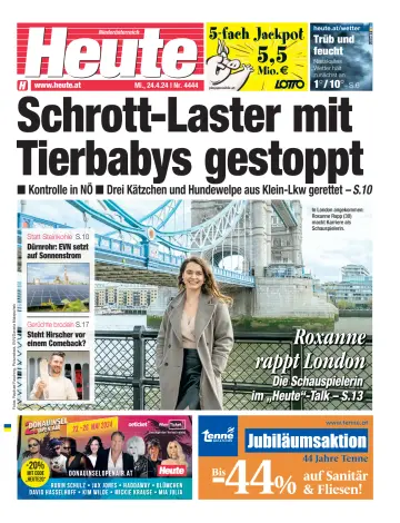 Heute - Niederösterreich Ausgabe - 24 4월 2024