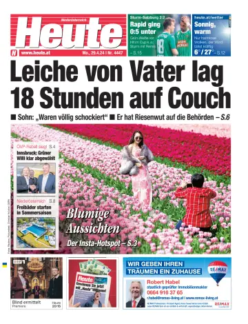 Heute - Niederösterreich Ausgabe - 29 4月 2024