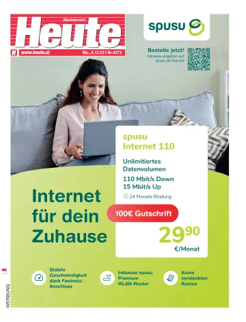 Heute - Oberösterreich Ausgabe - 4 Dec 2023