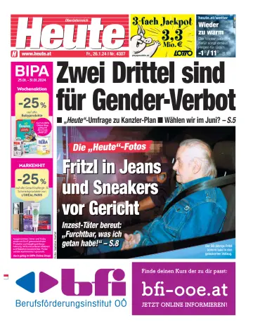 Heute - Oberösterreich Ausgabe - 26 Jan 2024