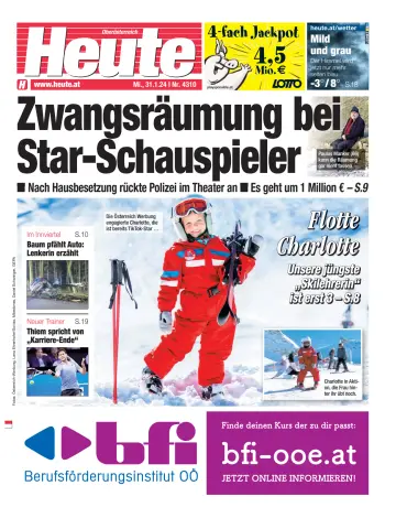 Heute - Oberösterreich Ausgabe - 31 Jan 2024