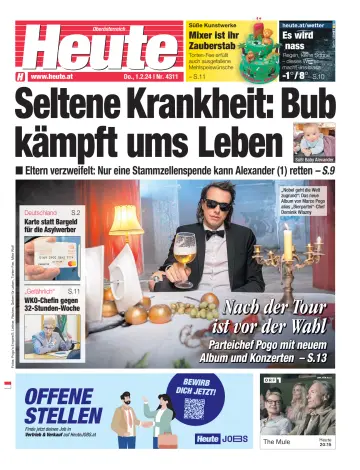 Heute - Oberösterreich Ausgabe - 1 Feb 2024