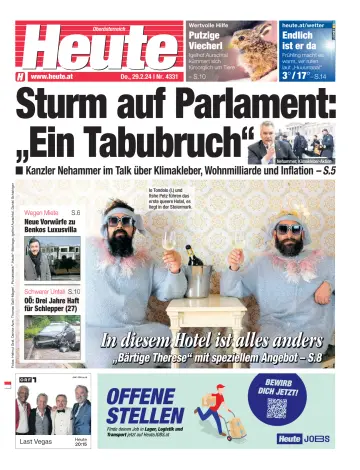 Heute - Oberösterreich Ausgabe - 29 Feb 2024