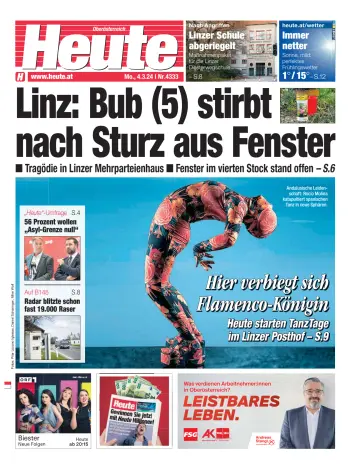 Heute - Oberösterreich Ausgabe - 4 Mar 2024