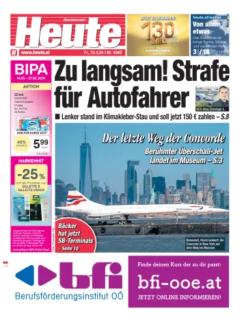Heute - Oberösterreich Ausgabe - 15 Mar 2024