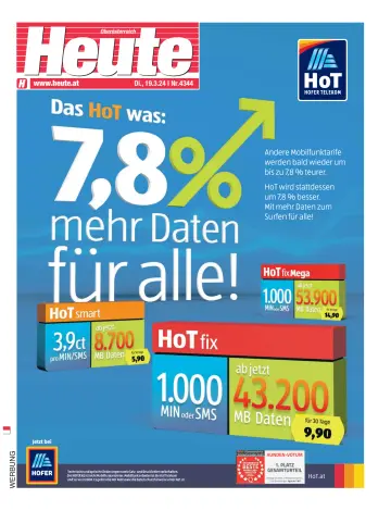 Heute - Oberösterreich Ausgabe - 19 Mar 2024