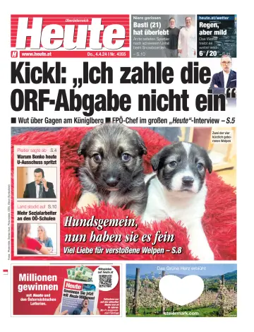 Heute - Oberösterreich Ausgabe - 4 Ebri 2024