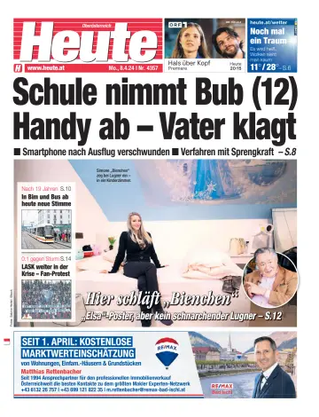 Heute - Oberösterreich Ausgabe - 8 Ebri 2024