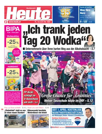 Heute - Oberösterreich Ausgabe - 12 Aib 2024