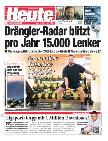 Heute - Oberösterreich Ausgabe - 15 Ebri 2024