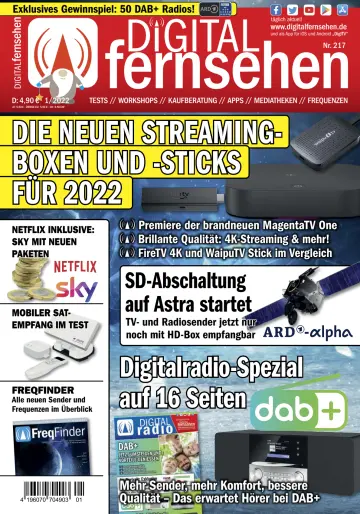 Digital Fernsehen - 3 Rhag 2021