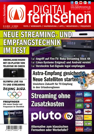 Digital Fernsehen - 04 fev. 2022