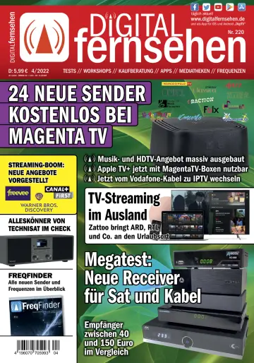 Digital Fernsehen - 6 Bealtaine 2022
