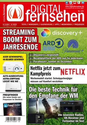 Digital Fernsehen - 4 Tach 2022
