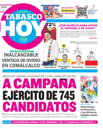 Tabasco Hoy - 15 Mar 2024