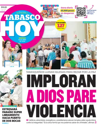 Tabasco Hoy - 14 Nis 2024