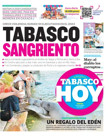 Tabasco Hoy - 20 апр. 2024