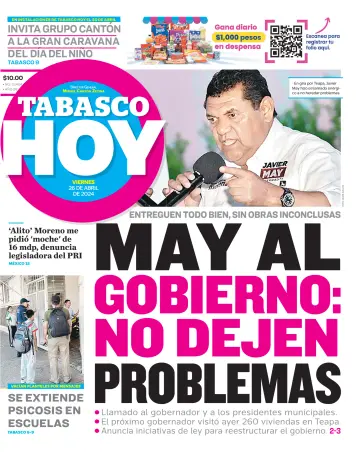 Tabasco Hoy - 26 апр. 2024