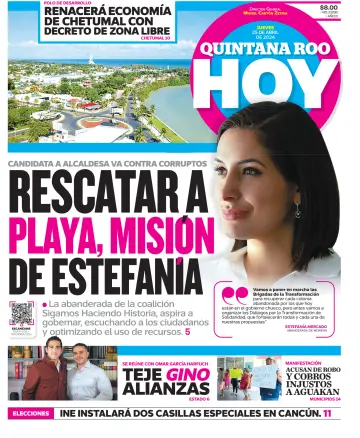 Quintana Roo Hoy - 25 四月 2024