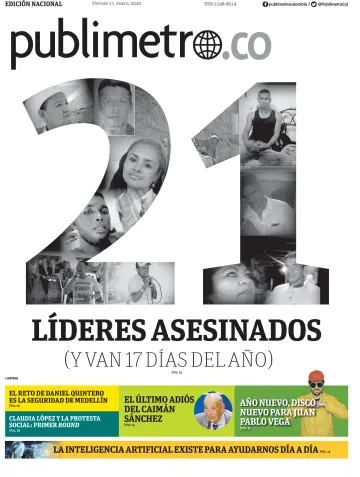 Publimetro Medellin - 17 Jan 2020