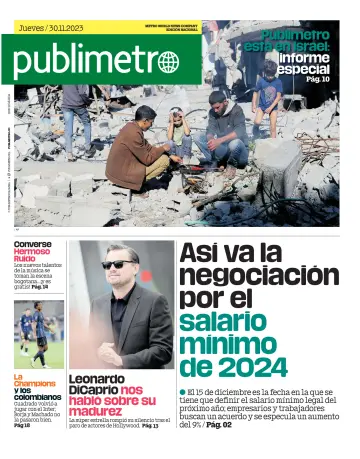 Publimetro Medellin - 30 Nov 2023
