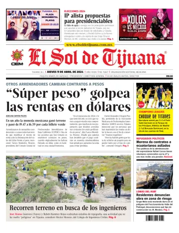 El Sol de Tijuana - 11 四月 2024