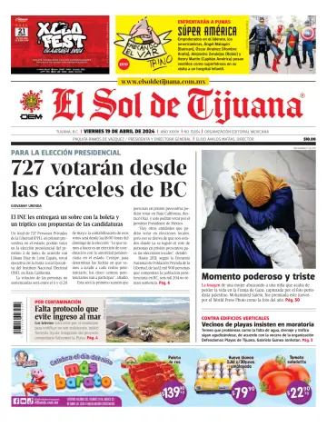 El Sol de Tijuana - 19 四月 2024