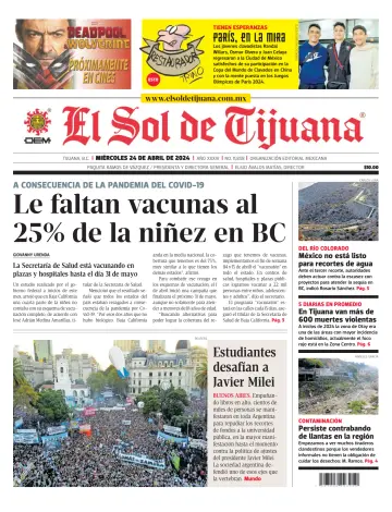 El Sol de Tijuana - 24 四月 2024