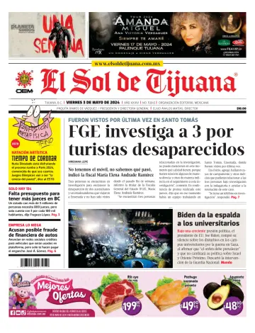 El Sol de Tijuana - 03 五月 2024
