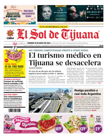 El Sol de Tijuana - 10 May 2024