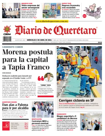 Diario de Queretaro - 3 Apr 2024