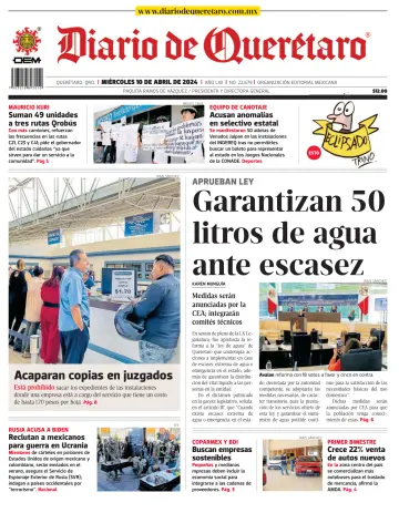 Diario de Queretaro - 10 四月 2024