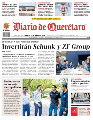 Diario de Queretaro - 23 四月 2024