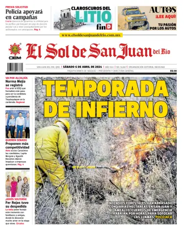 El Sol de San Juan del Río - 06 四月 2024