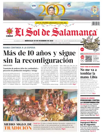 El Sol de Salamanca - 20 Dec 2023