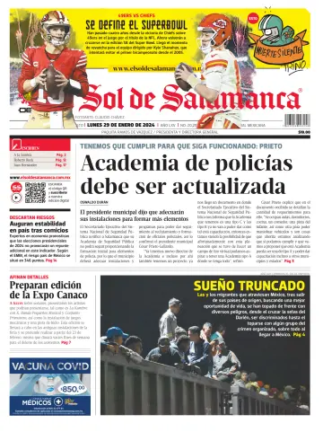 El Sol de Salamanca - 29 一月 2024