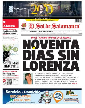 El Sol de Salamanca - 15 四月 2024