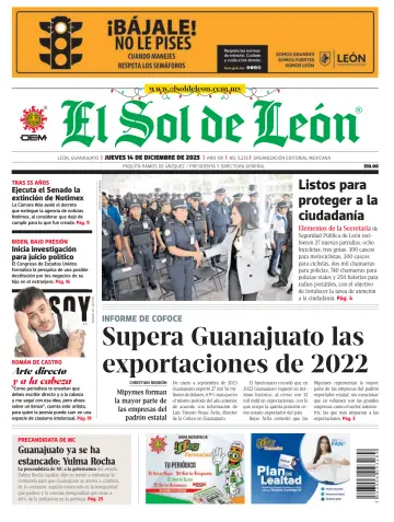 El Sol de León - 14 Dec 2023