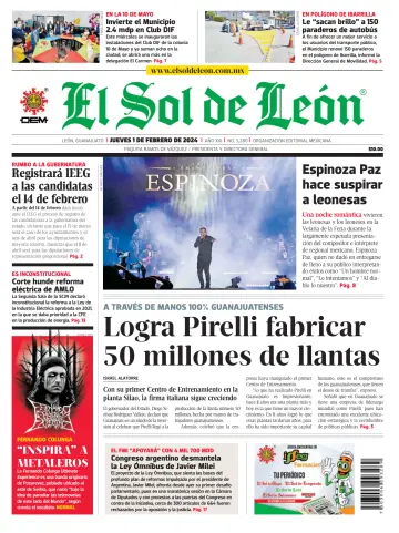 El Sol de León - 01 fev. 2024