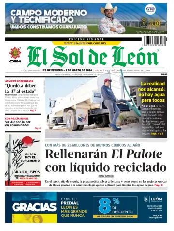 El Sol de León - 26 二月 2024