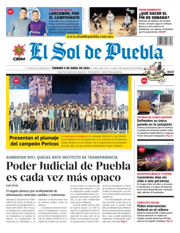El Sol de Puebla - 5 Apr 2024