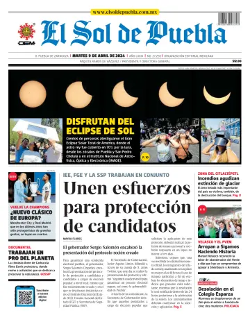 El Sol de Puebla - 09 abril 2024
