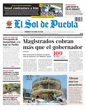 El Sol de Puebla - 19 四月 2024
