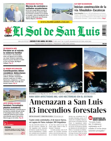 El Sol de San Luis Potosí - 11 Apr. 2024