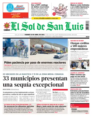 El Sol de San Luis Potosí - 12 4월 2024