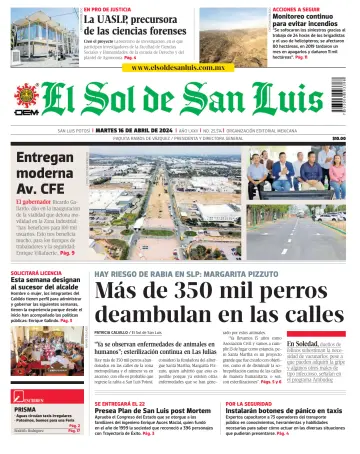 El Sol de San Luis Potosí - 16 4월 2024