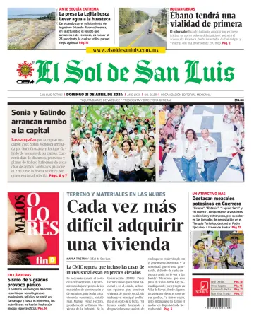 El Sol de San Luis Potosí - 21 abril 2024