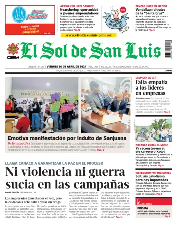 El Sol de San Luis Potosí - 26 四月 2024